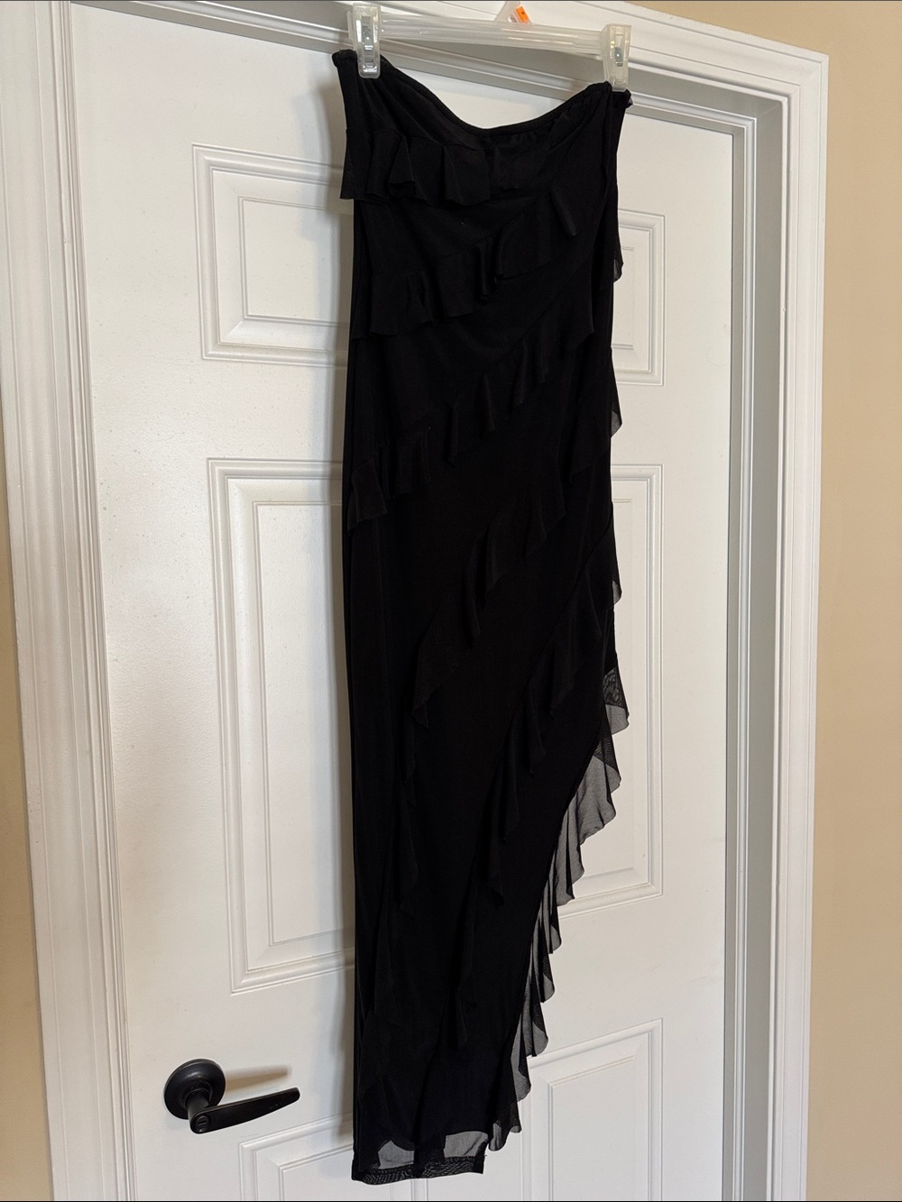 Black Ruffle Dress